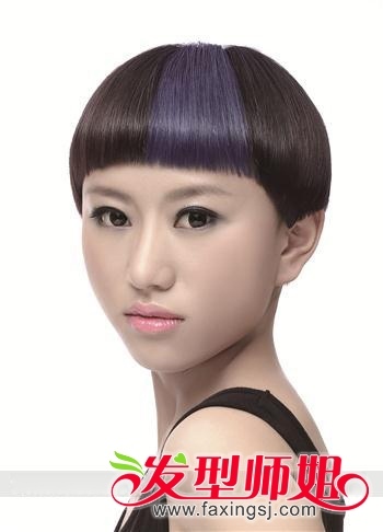 潮流沙宣蘑菇头图片(4)_发型师姐