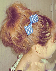 花苞头简单扎法图解_蓬松花苞头扎法_花苞头