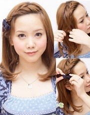 韩式盘发技巧_发型设计