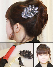 盘发发型图解_发型师姐