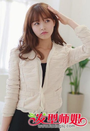 适合圆脸女生的梨花头发型推荐