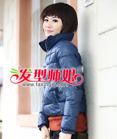 直发波波头发型图片 好看的直发波波头