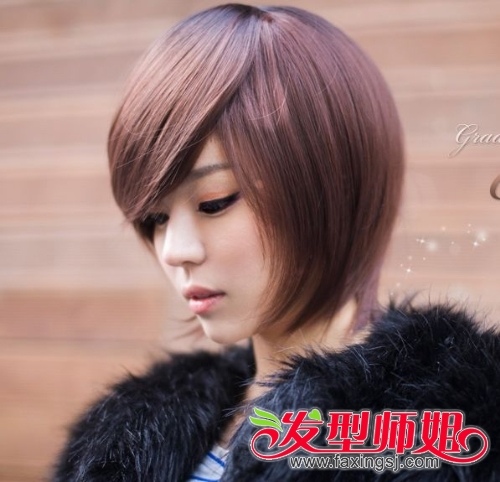 非主流波波头发型图片 非主流风格波波头