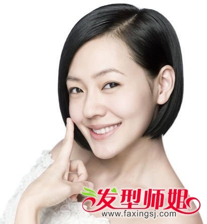小s直发波波头发型图片 明星的时尚波波头造型