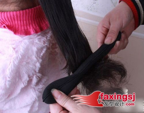 时尚公主头盘发流行制作