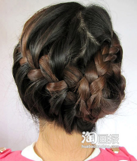 异国风情公主头+蝎子辫 女孩流行的发型